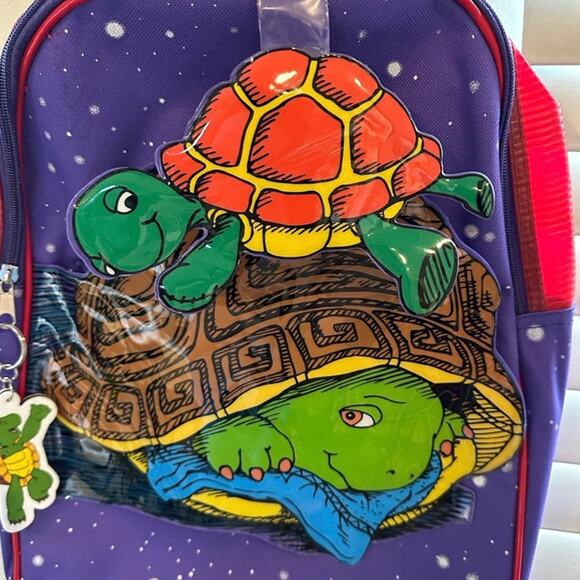 FRANKLIN THE TURTLE VINTAGE BACKPACK - Picture 3 of 9